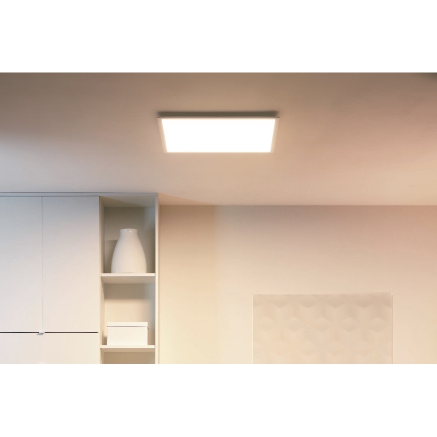 WiZ - LED Димируем плафон SUPERSLIM LED/36W/230V 2700-6500K Wi-Fi бял