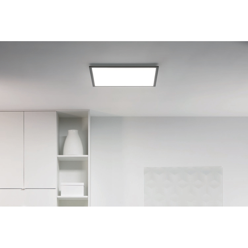 WiZ - LED Димируем плафон SUPERSLIM LED/36W/230V 2700-6500K Wi-Fi черен