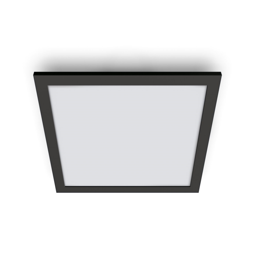 WiZ - LED Димируем плафон SUPERSLIM LED/36W/230V 2700-6500K Wi-Fi черен