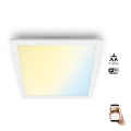 WiZ - LED Димируем плафон SUPERSLIM LED/36W/230V 2700-6500K Wi-Fi бял
