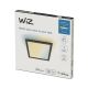 WiZ - LED Димируем плафон SUPERSLIM LED/36W/230V 2700-6500K Wi-Fi черен