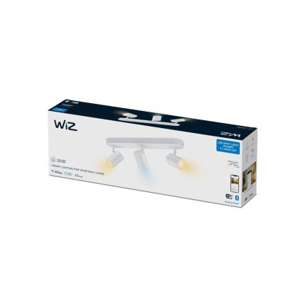 WiZ - LED Димируем спот IMAGEO 3xGU10/4,9W/230V 2700-6500K Wi-Fi CRI 90 бял