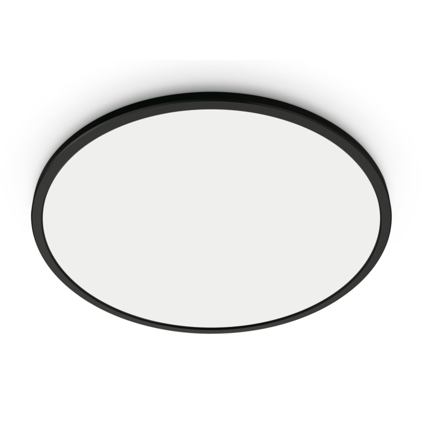 WiZ - LED Димируема лампа SUPERSLIM LED/14W/230V 2700-6500K Wi-Fi черна