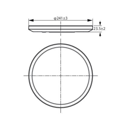 WiZ - LED Димируема лампа SUPERSLIM LED/14W/230V 2700-6500K Wi-Fi черна