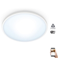 WiZ - LED Димируема лампа SUPERSLIM LED/16W/230V 2700-6500K Wi-Fi бяла