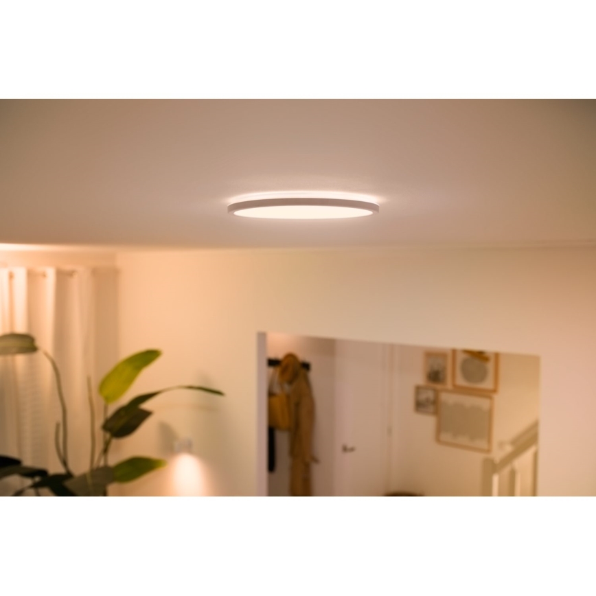 WiZ - LED Димируема лампа SUPERSLIM LED/16W/230V 2700-6500K Wi-Fi бяла