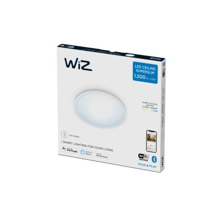 WiZ - LED Димируема лампа SUPERSLIM LED/16W/230V 2700-6500K Wi-Fi бяла