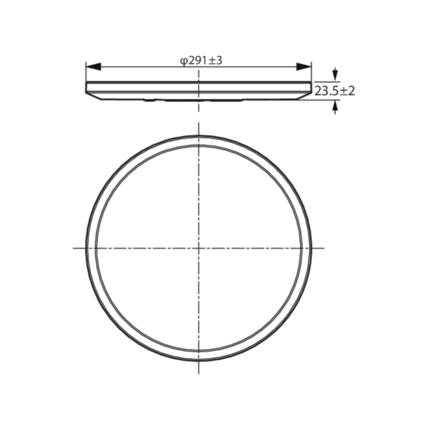 WiZ - LED Димируема лампа SUPERSLIM LED/16W/230V 2700-6500K Wi-Fi бяла