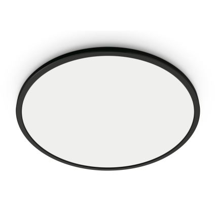 WiZ - LED Димируема лампа SUPERSLIM LED/16W/230V 2700-6500K Wi-Fi черна