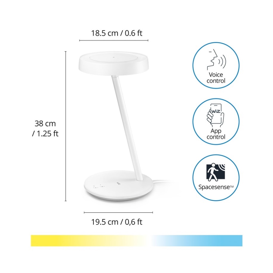 WiZ - LED Димируема настолна лампа PORTRAIT LED/10W/5V Wi-Fi 2700-6500K CRI 90