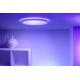 WiZ - LED RGB Димируем плафон SUPERSLIM LED/22W/230V 2700-6500K Wi-Fi бял