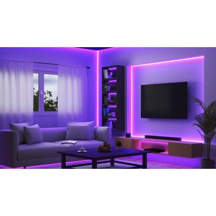 WiZ - LED RGB Димируема лента 10m LED/12W/230V Wi-Fi