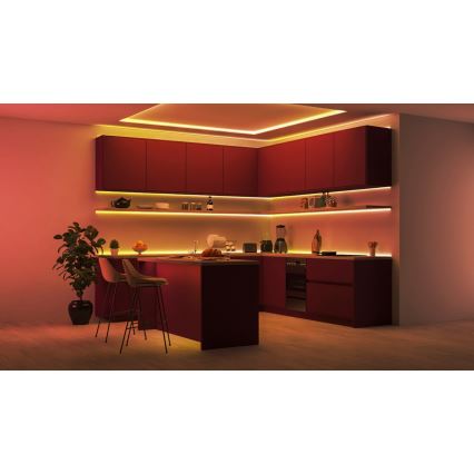 WiZ - LED RGBIC Димируема лента 10m LED/21W/230V 2700-6500K Wi-Fi