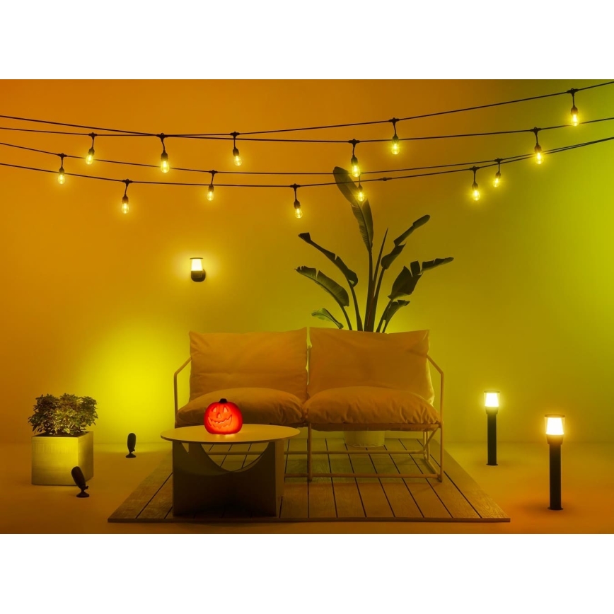 WiZ - Удължителен комплект LED RGBW Димируем екстериорен лампа ELPAS LED/3,6W/12V 2700-5000K IP65 Wi-Fi