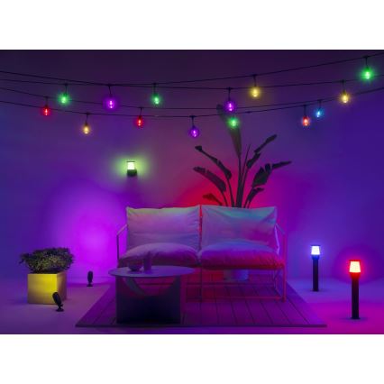 WiZ - Удължителен комплект LED RGBW Димируем екстериорен лампа ELPAS LED/3,6W/12V 2700-5000K IP65 Wi-Fi