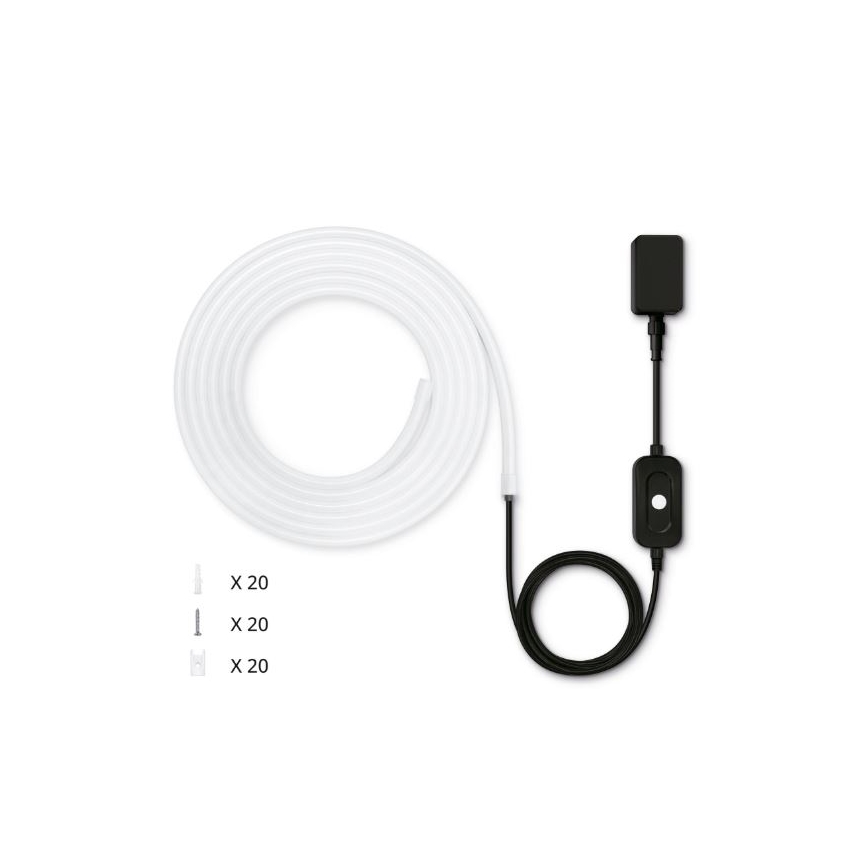 WiZ - LED RGBW Димируем екстериорен лента 5m LED/24W/230V 2700-5000K Wi-Fi IP65