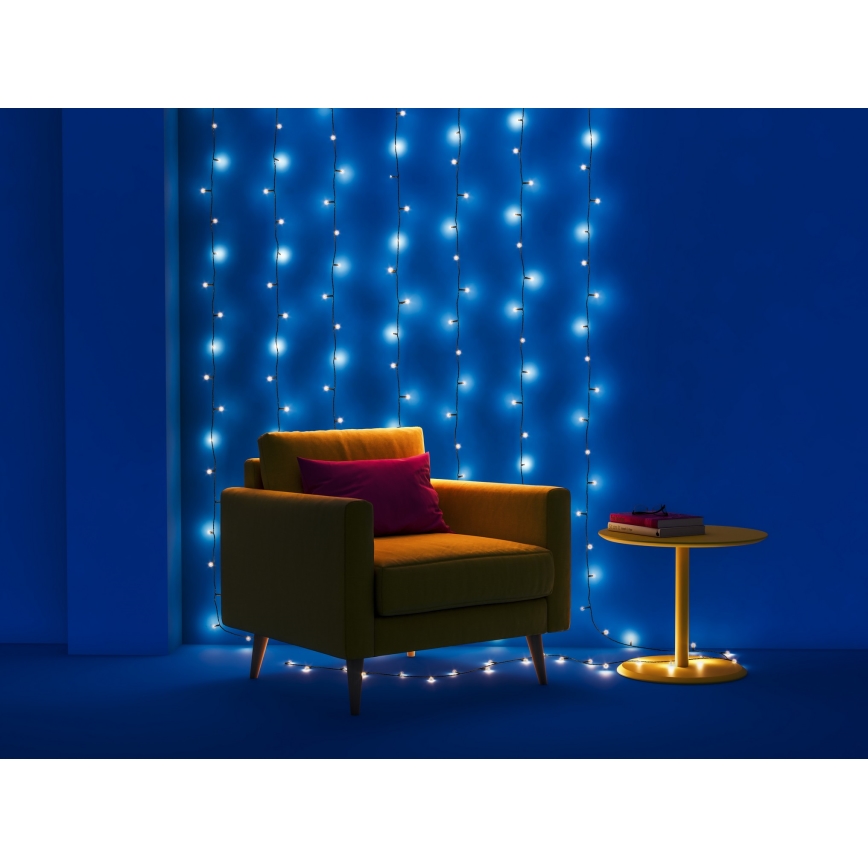 WiZ - LED RGBW Димируем екстериорен верига 160xLED 20m IP44 2700-5000K Wi-Fi