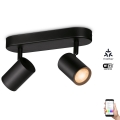 WiZ - LED RGBW Димируем спот IMAGEO 2xGU10/4,9W/230V 2200-6500K Wi-Fi CRI 90 черен