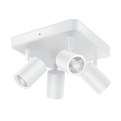 WiZ - LED RGBW Димируем спот IMAGEO 4xGU10/4,9W/230V 2200-6500K Wi-Fi CRI 90 бял