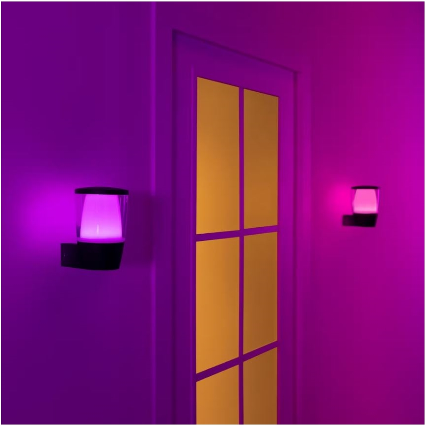 WiZ - LED RGBW Димируем екстериорен аплик ELPAS LED/8,5W/230V 2700–5000K IP44 Wi-Fi