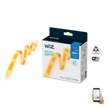 WiZ - LED RGBW Димируема лента 4м LED/13W/230V 2700-6500K Wi-Fi