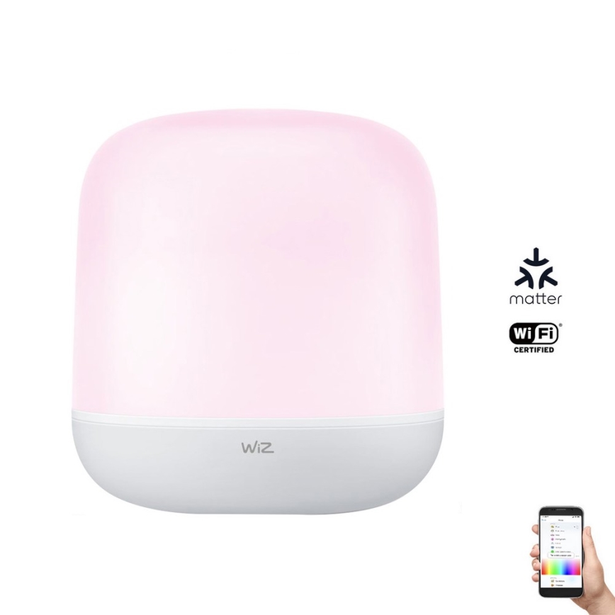 WiZ - LED RGBW Димируема настолна лампа HERO LED/9W/230V 2200-6500K Wi-Fi