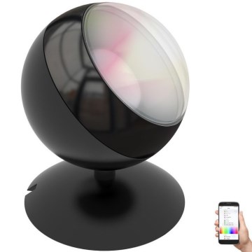 WiZ -LED RGBW Димируема настолна лампа QUEST LED/13W/230V 2200-6500K Wi-Fi черна