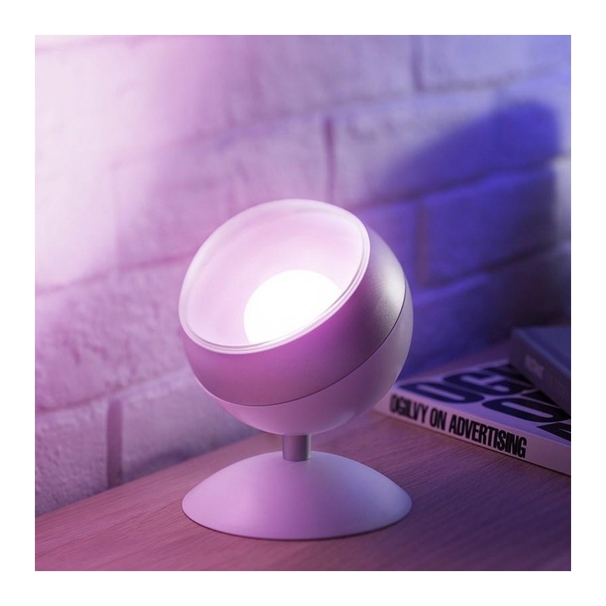 WiZ -LED RGBW Димируема настолна лампа QUEST LED/13W/230V 2200-6500K Wi-Fi черна