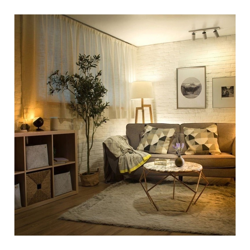 WiZ -LED RGBW Димируема настолна лампа QUEST LED/13W/230V 2200-6500K Wi-Fi черна