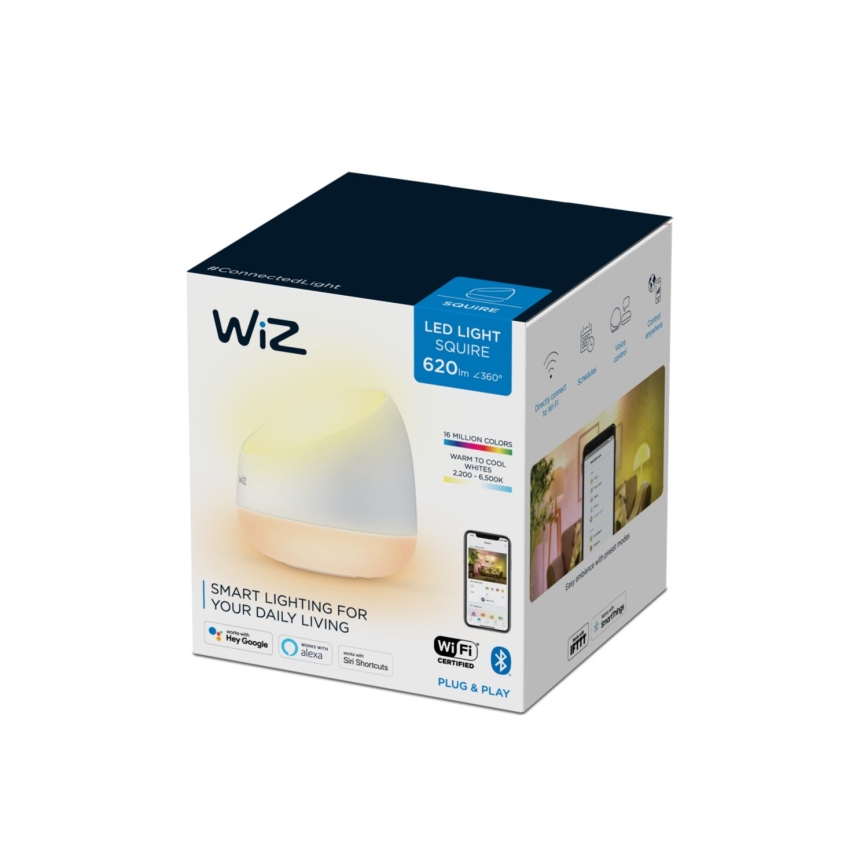 WiZ - LED RGBW Димируема настолна лампа SQUIRE LED/9W/230V 2200-6500K Wi-Fi