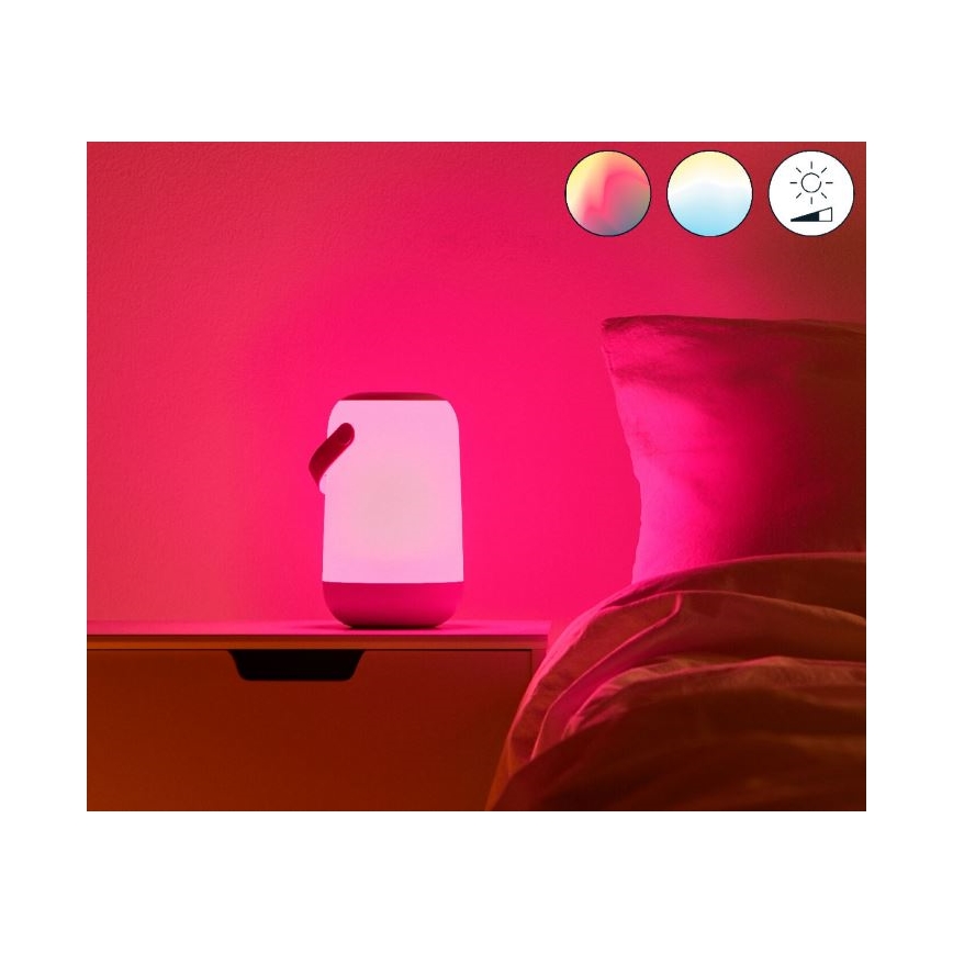 WiZ - LED RGBW Димируема преносима лампа MOBILE LED/13,5W/5V 2200-6500K Wi-Fi