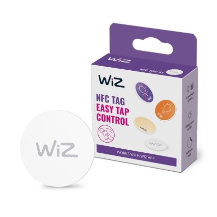 WiZ - NFC Самозалепващ се етикет управление на осветлението 4 бр.