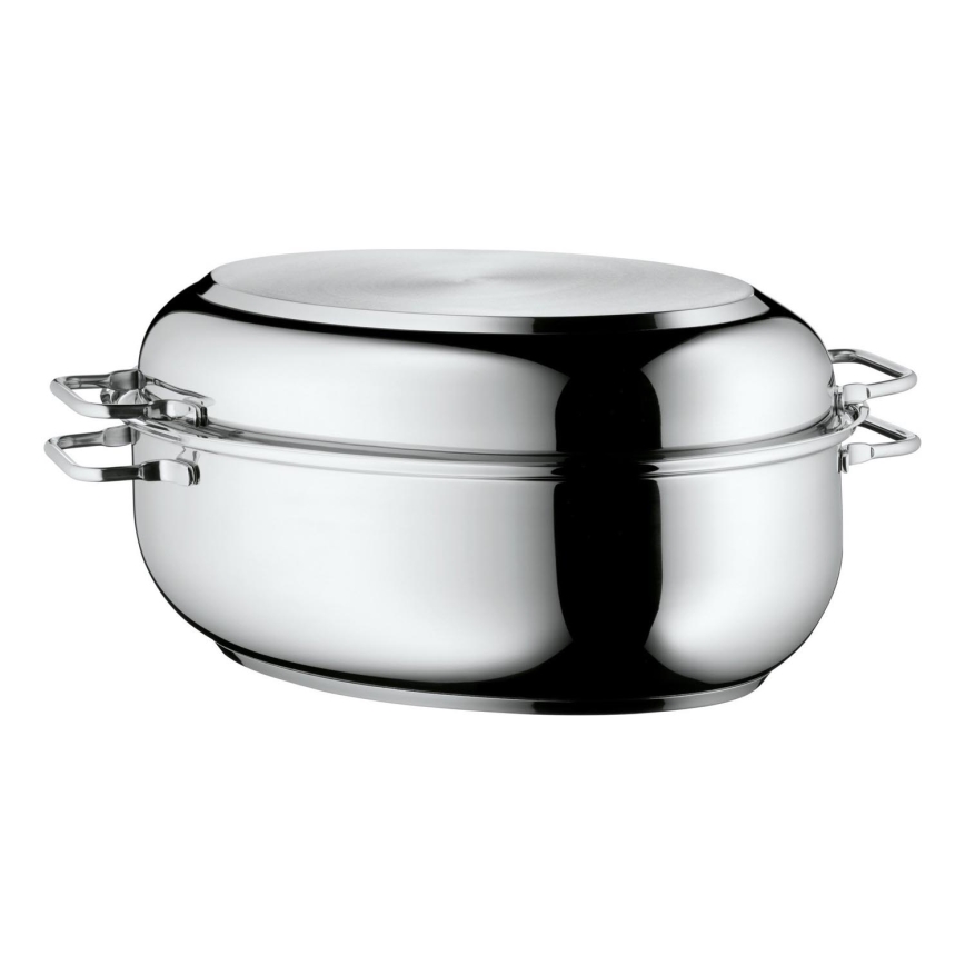 WMF - Овален тиган за печене с капак  41x28,5 x18 см неръждаем