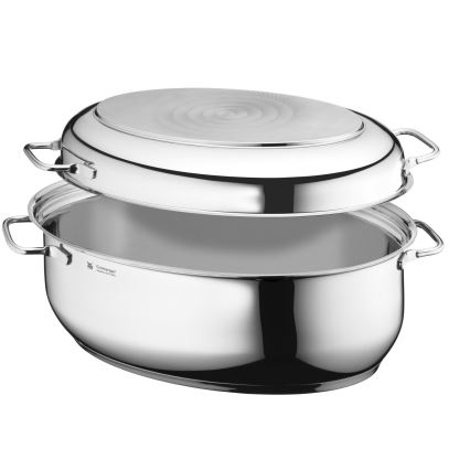 WMF - Овален тиган за печене с капак  41x28,5 x18 см неръждаем