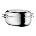 WMF - Овален тиган за печене с капак  41x28,5 x18 см неръждаем