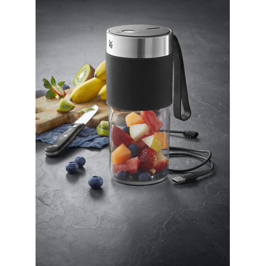 WMF - Пътен блендер за смутита KITCHENminis 50W/7,4V 1200 mAh неръждаема стомана