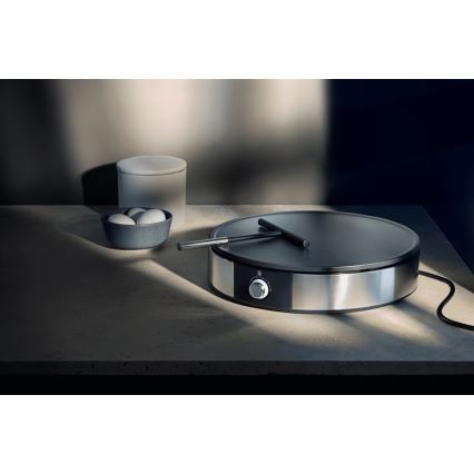 WMF - Разстилач за палачинки PROFI PLUS от неръждаема стомана/черен