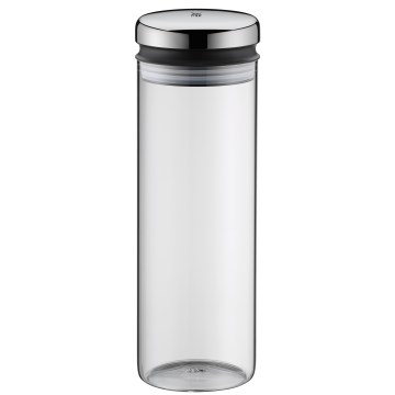 WMF - Стъклен буркан за храна DEPOT 1,5l неръждаем