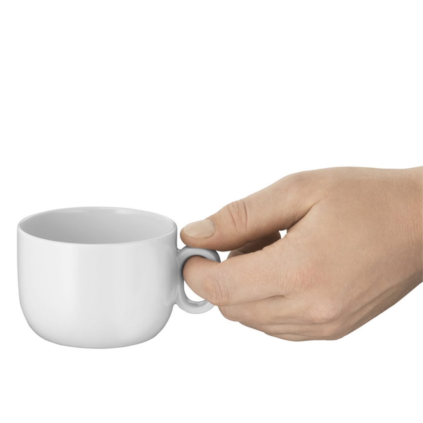 WMF - К-кт 2x Чаша за капучино с чинийка BARISTA 160 ml бял