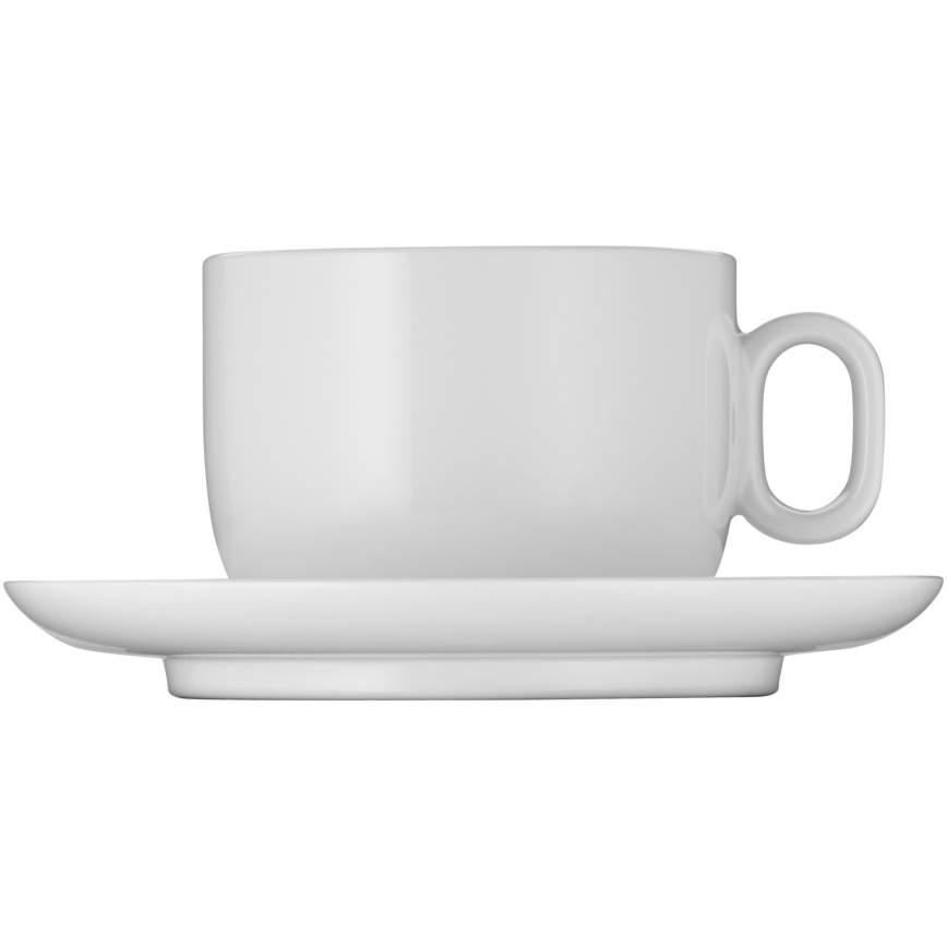 WMF - К-кт 2x Чаша за капучино с чинийка BARISTA 160 ml бял