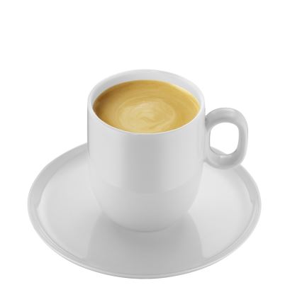 WMF - К-кт 2x Чаша за крем кафе с чинийка BARISTA 170 ml бял