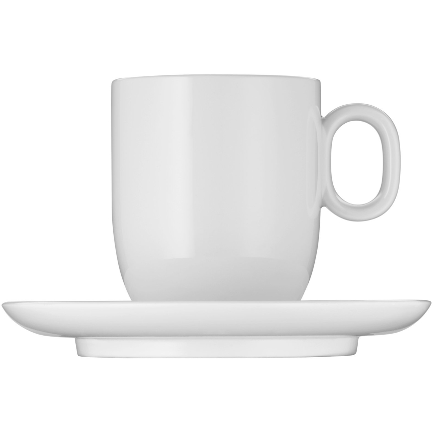 WMF - К-кт 2x Чаша за крем кафе с чинийка BARISTA 170 ml бял