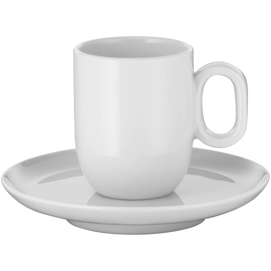 WMF - К-кт 2x Еспресо чаша с чинийка BARISTA бял