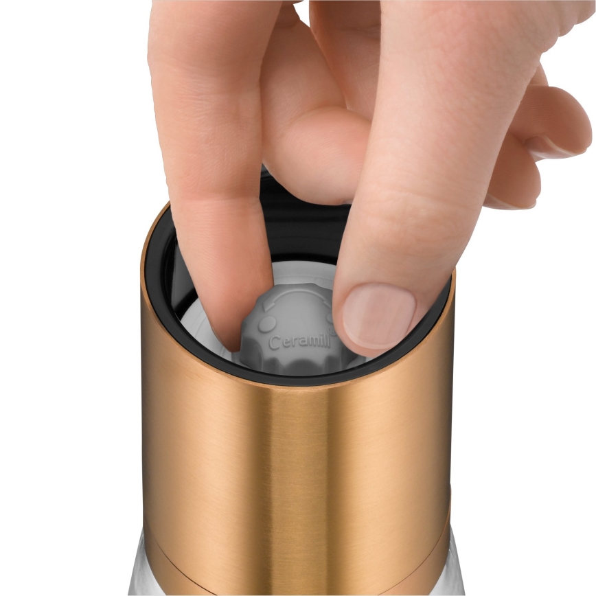 WMF - К-кт 2x Мелничка за подправки DE LUXE меден