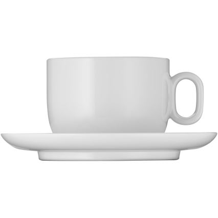 WMF - Комплект 2 бр. чаши за капучино с чинийки BARISTA 160 мл бял