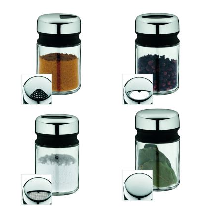 WMF - Комплект бурканчета за подправки 4 бр. DEPOT 9,5 см неръждаем