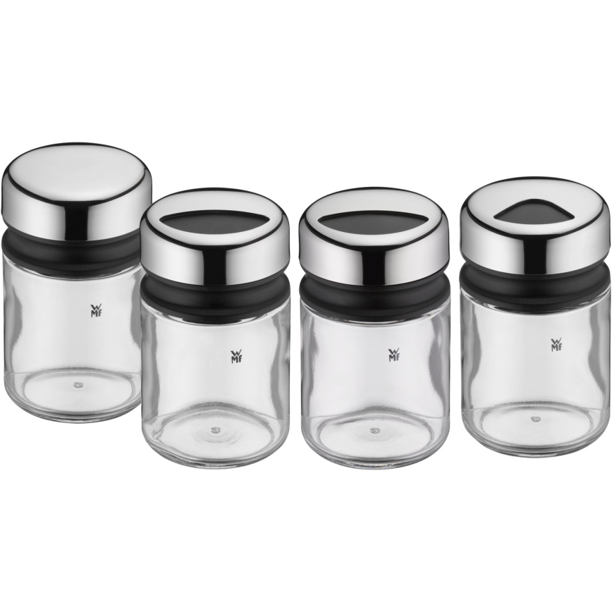 WMF - Комплект бурканчета за подправки 4 бр. DEPOT 9,5 см неръждаем