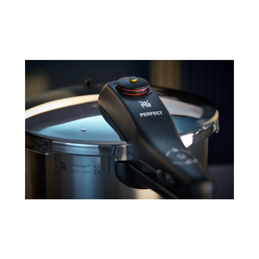 WMF - Комплект тенджери под налягане 6,5 l + 3 l PERFECT от неръждаема стомана