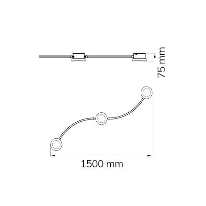Wofi 10184 - LED Димируем спот LIMA 3xLED/7W/230V 3000K