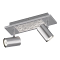 Wofi 11590 - LED Лунино осветително тяло BALI 2xGU10/5W/230V + LED/4,5W/230V